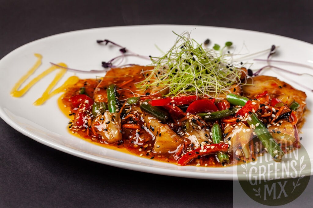 Microgreens Topping Gourmet Dish
